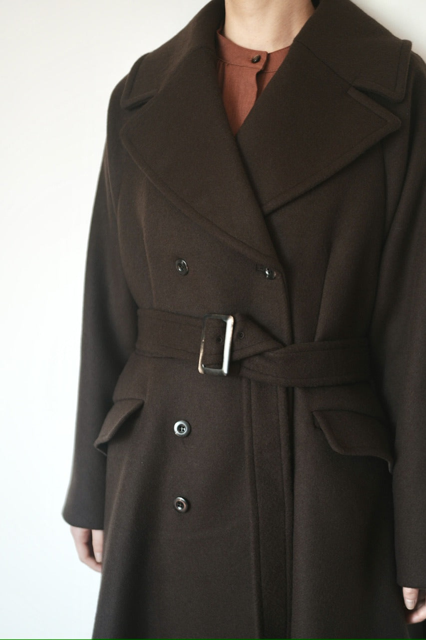 classic flare dress coat
