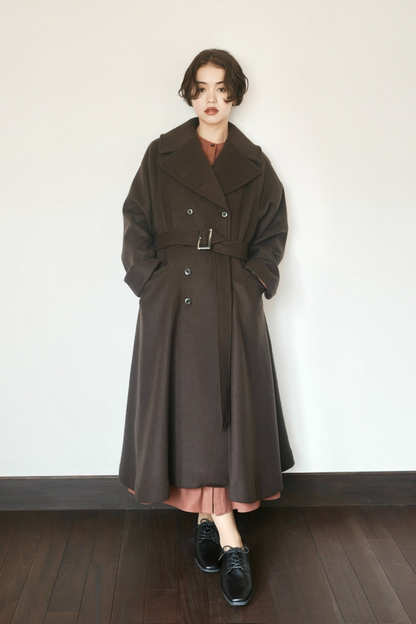 classic flare dress coat