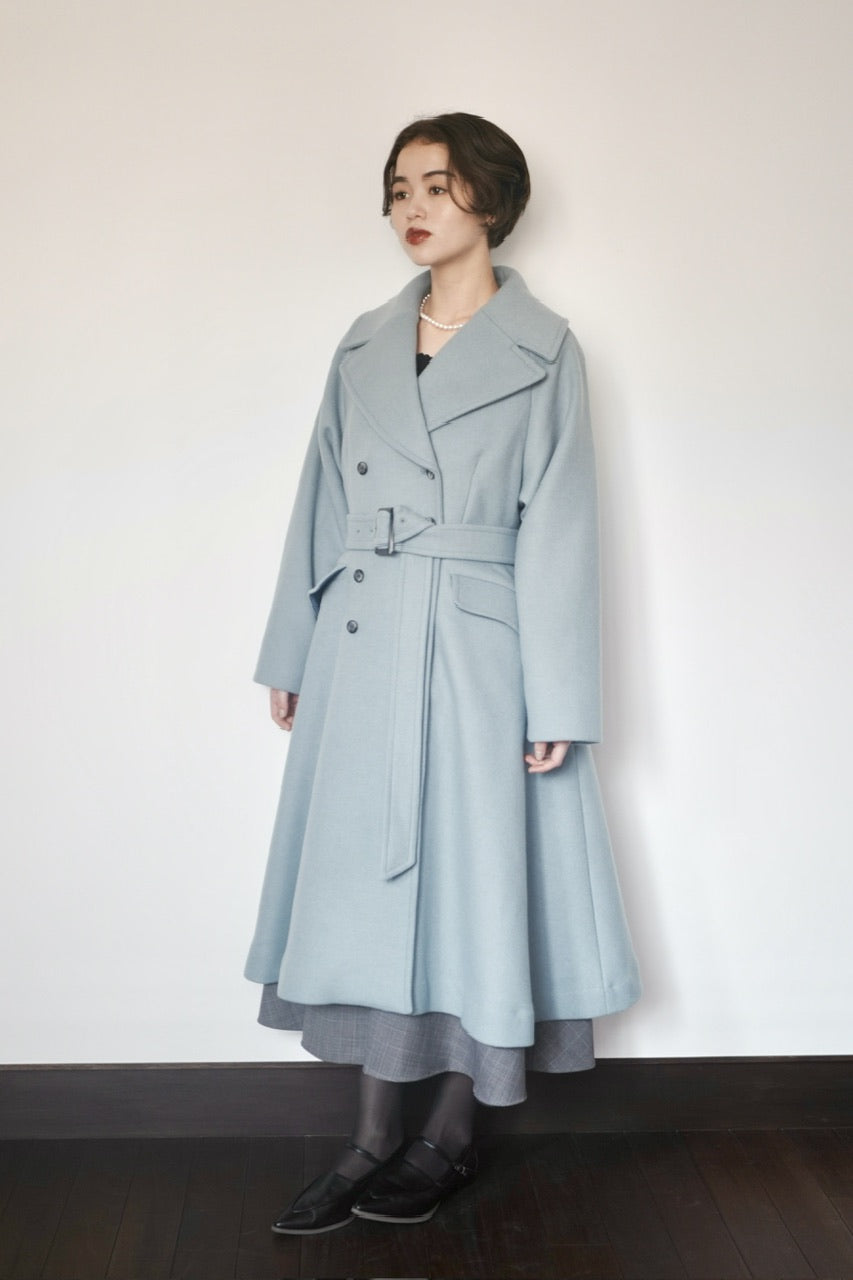 【サンプル】classic flare dress coat