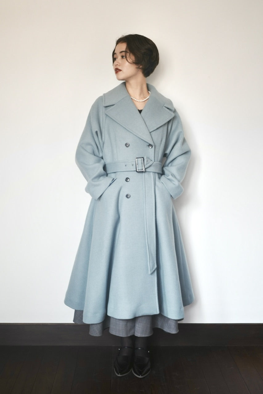 classic flare dress coat