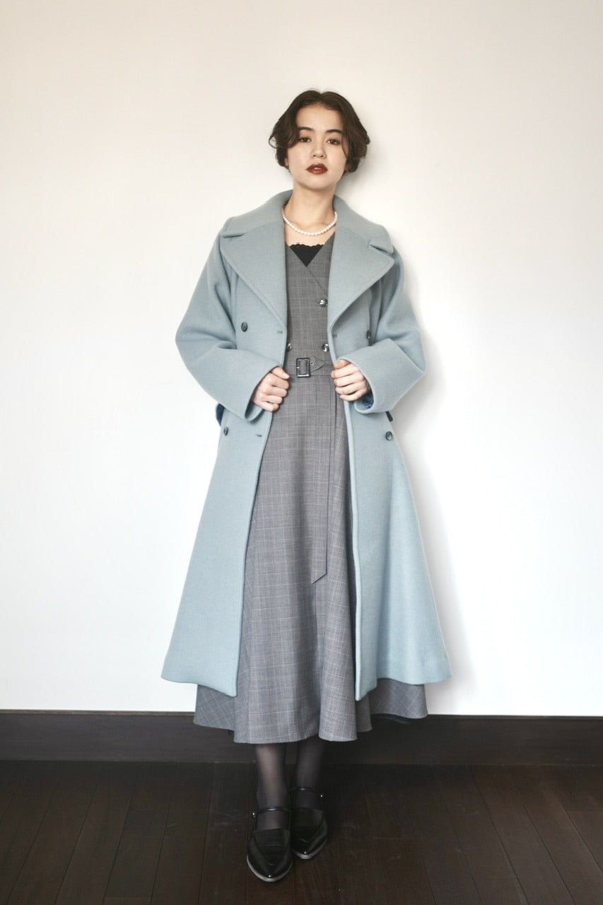 classic flare dress coat