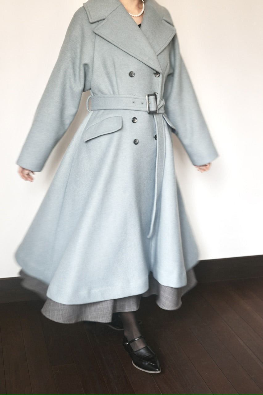 classic flare dress coat