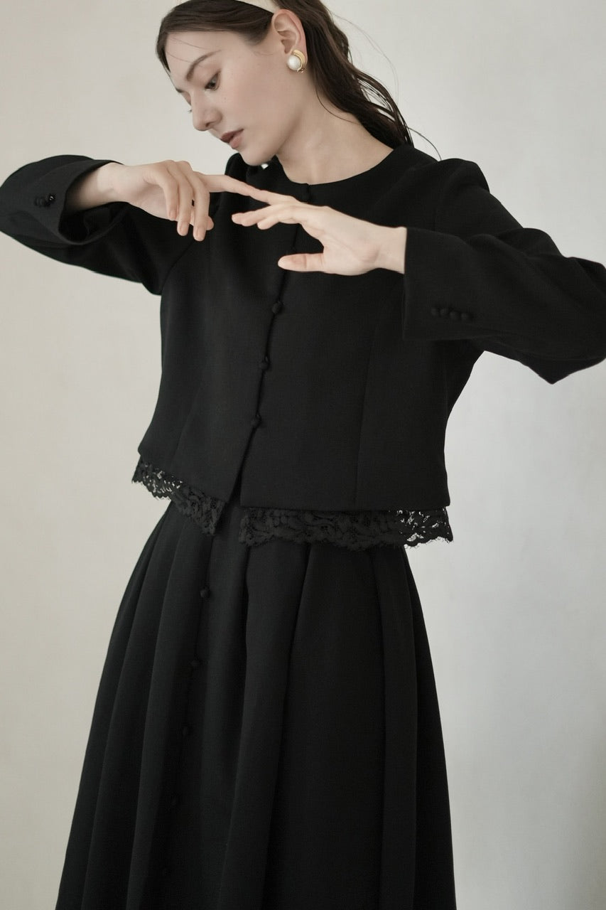hem lace jacket