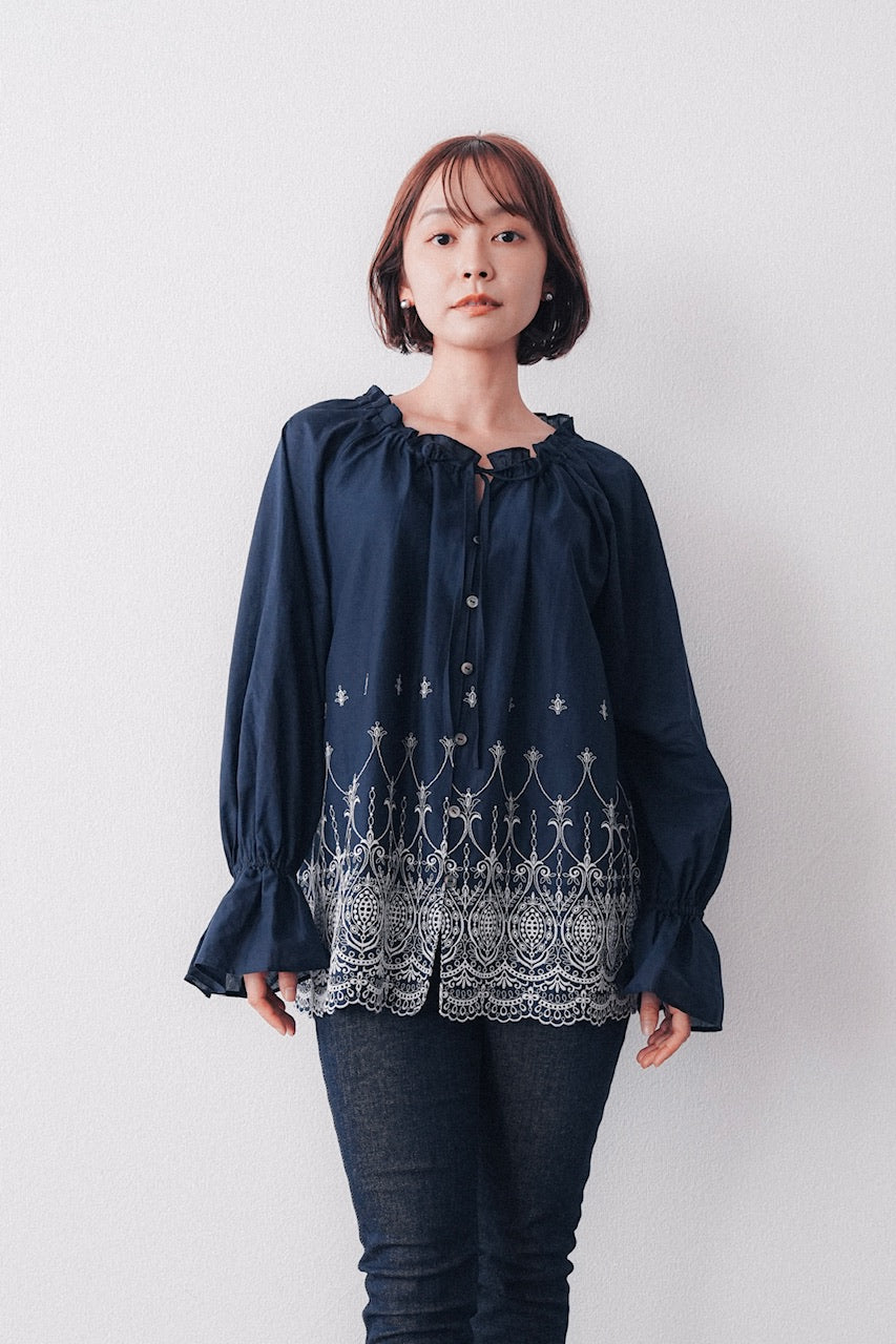Giselle blouse / navy