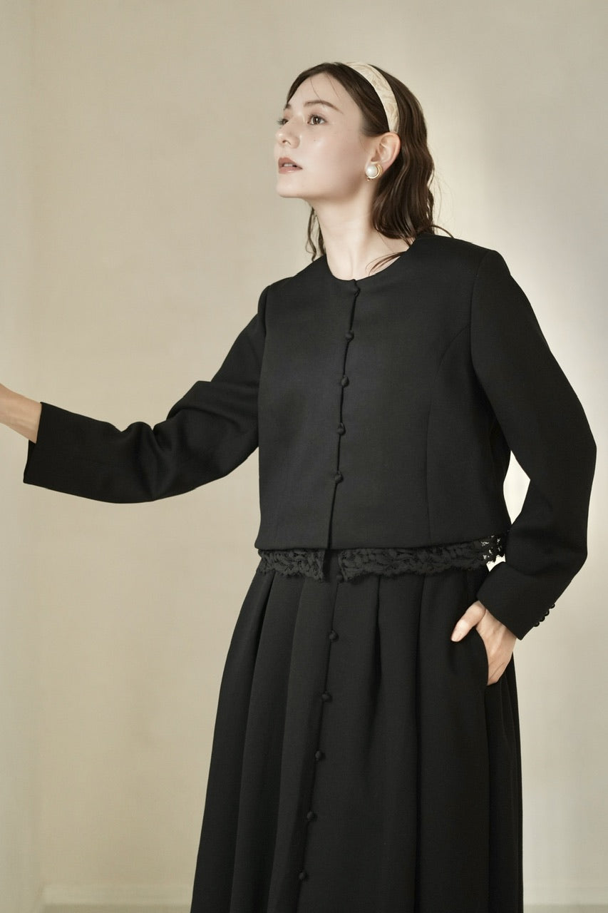 hem lace jacket