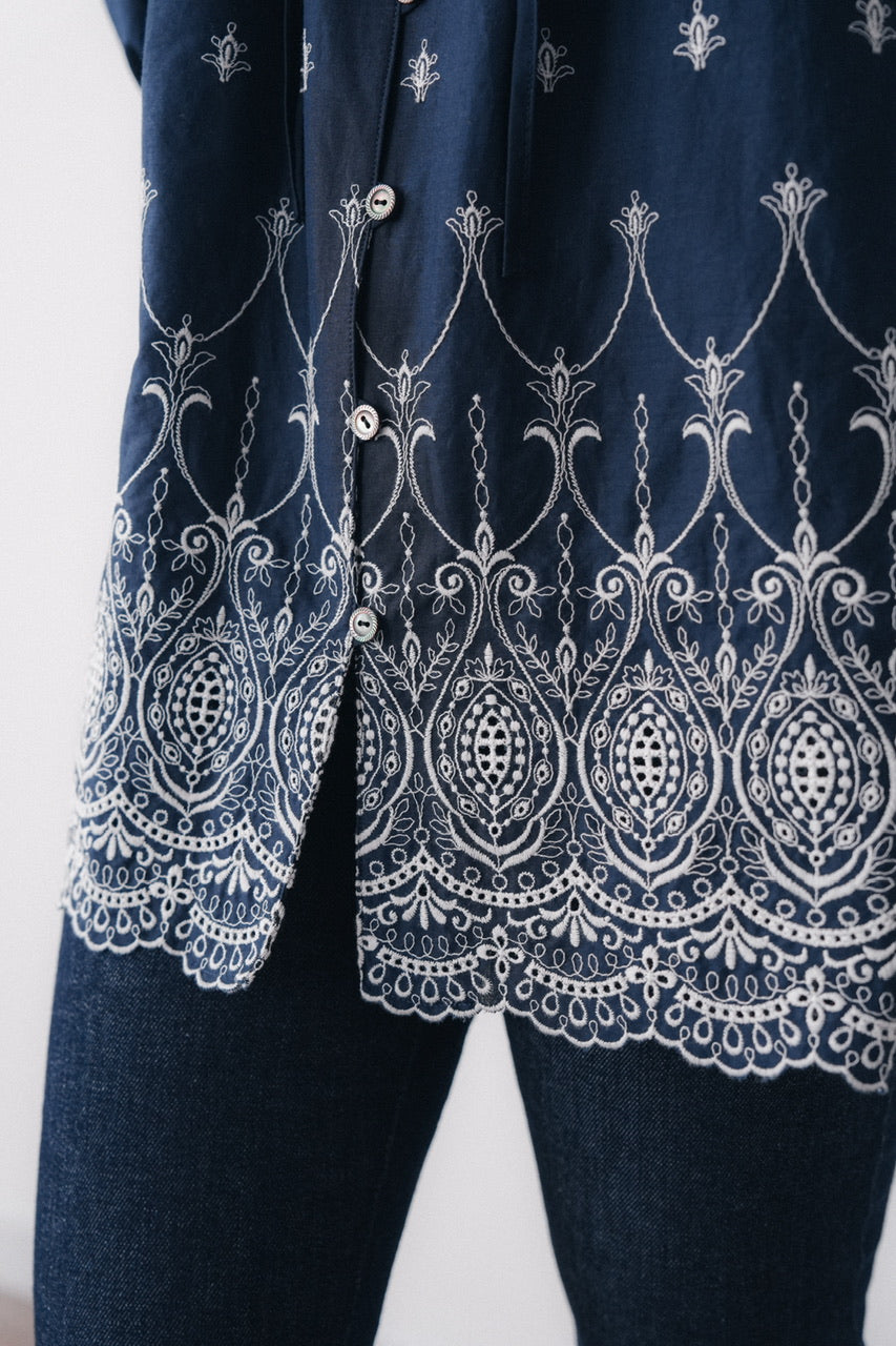 Giselle blouse / navy