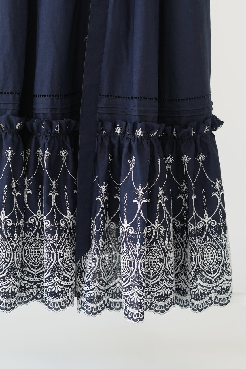 Giselle embroidery dress【予約商品】