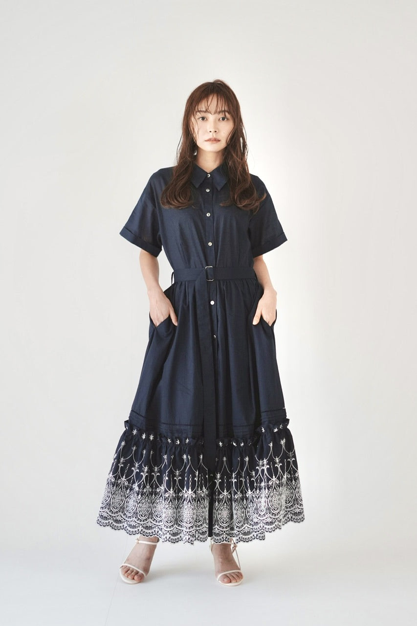 Giselle embroidery dress【予約商品】