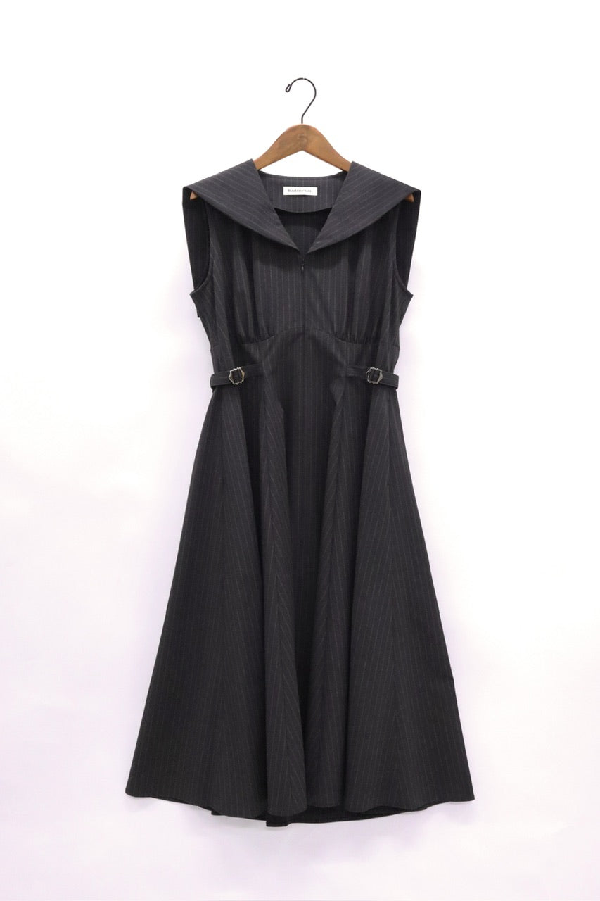 sailor collar stripe dress