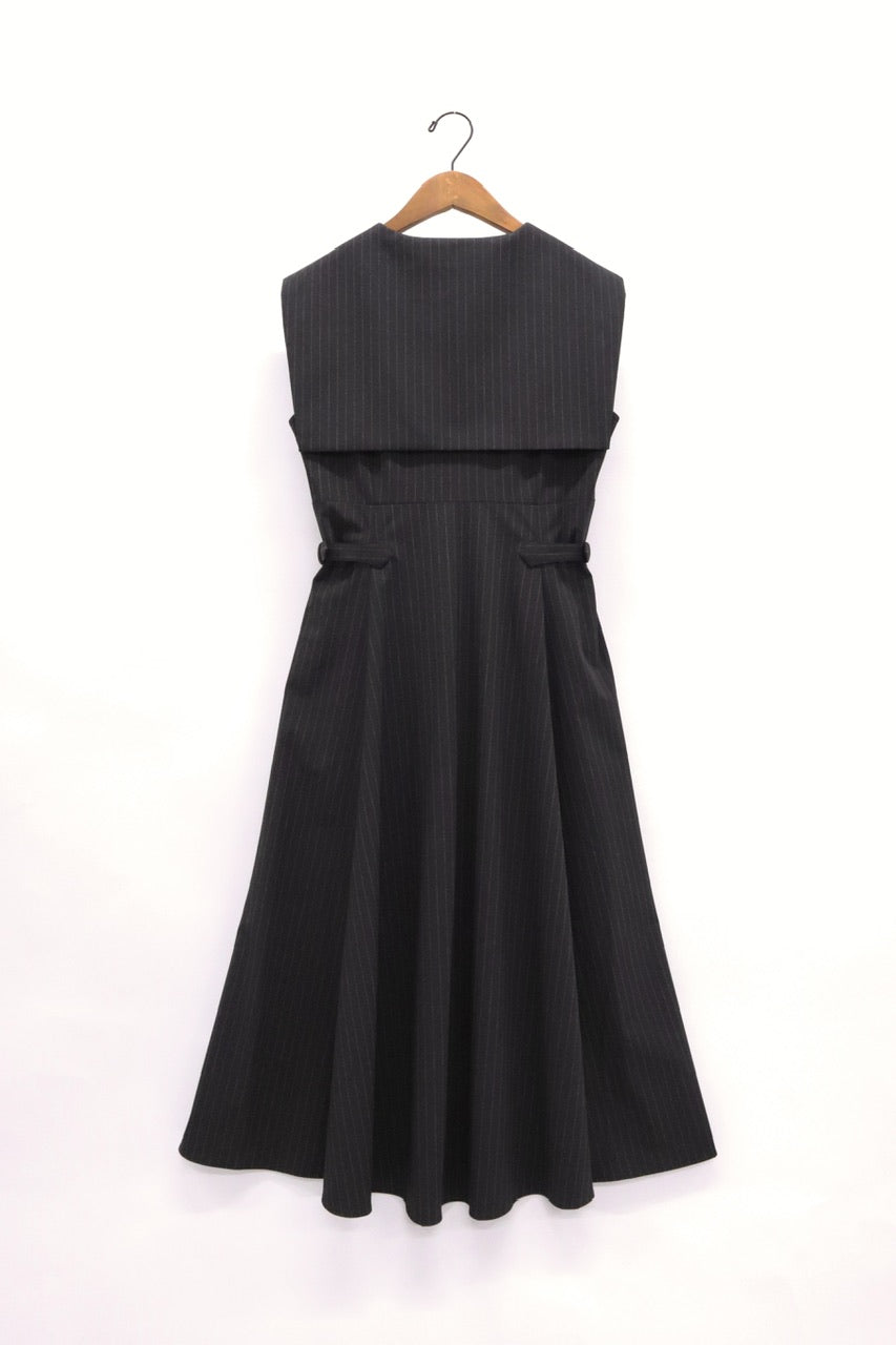 sailor collar stripe dress