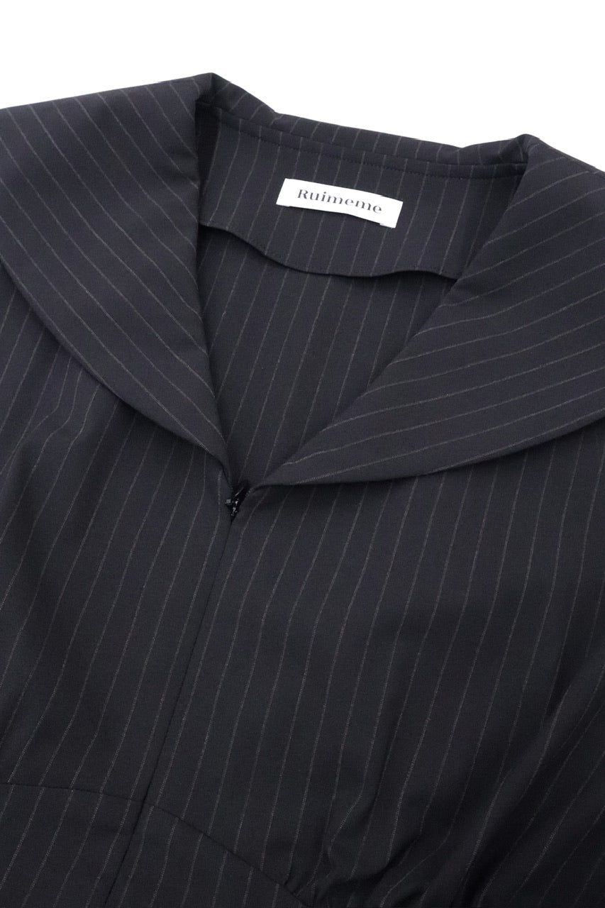 sailor collar stripe dress