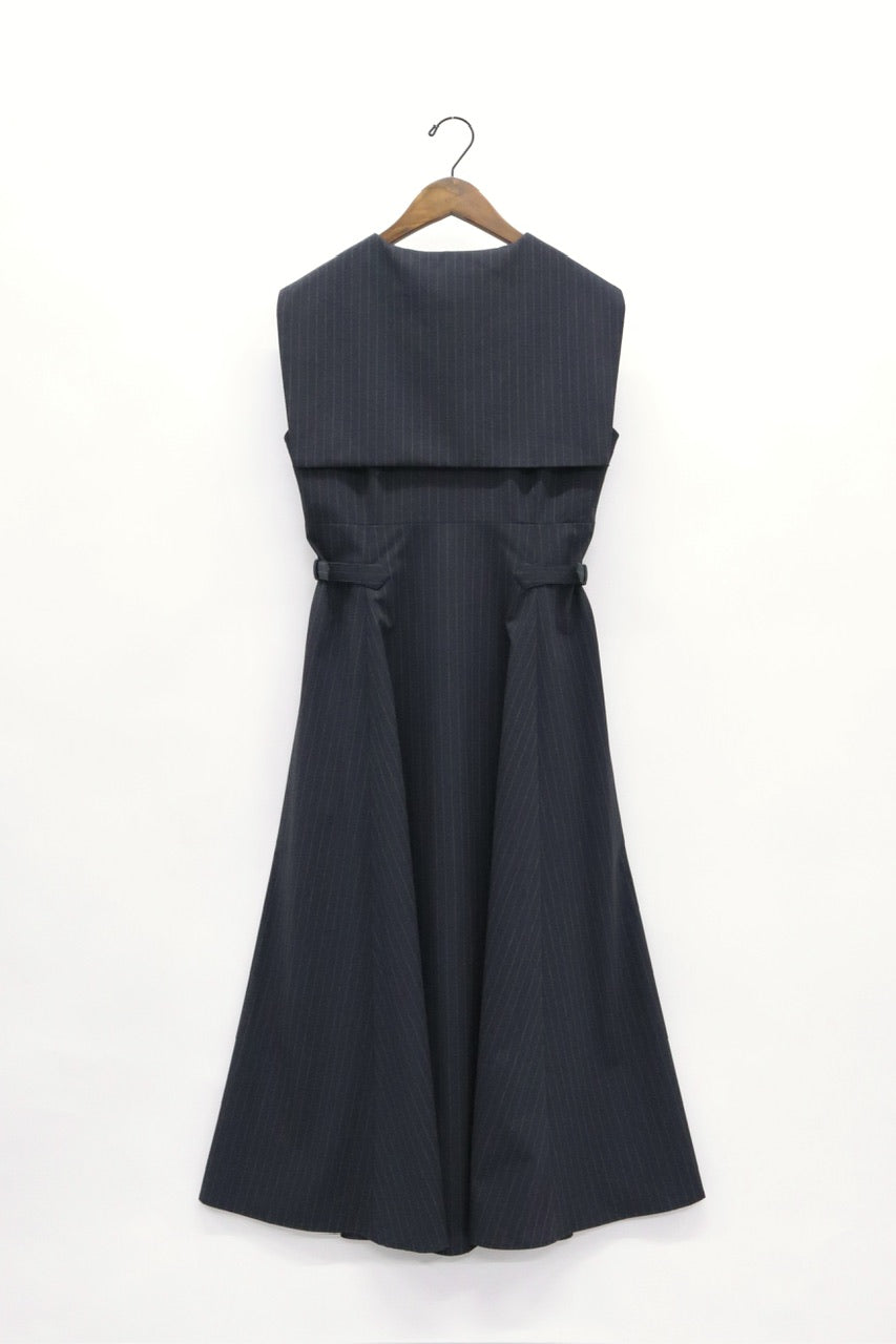 sailor collar stripe dress