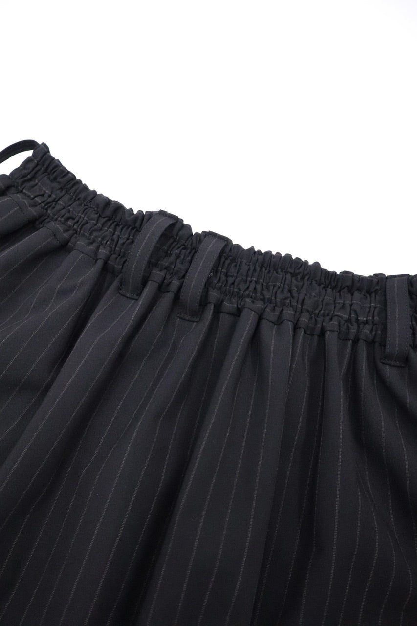 stripe asymmetry skirt