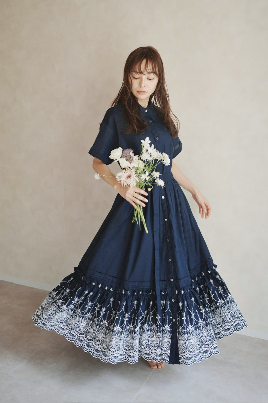 Giselle embroidery dress【予約商品】