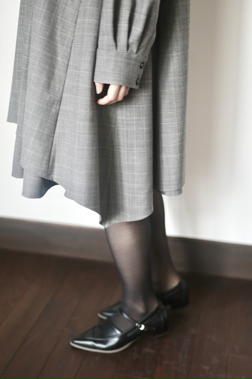 layered shirt tunic dress