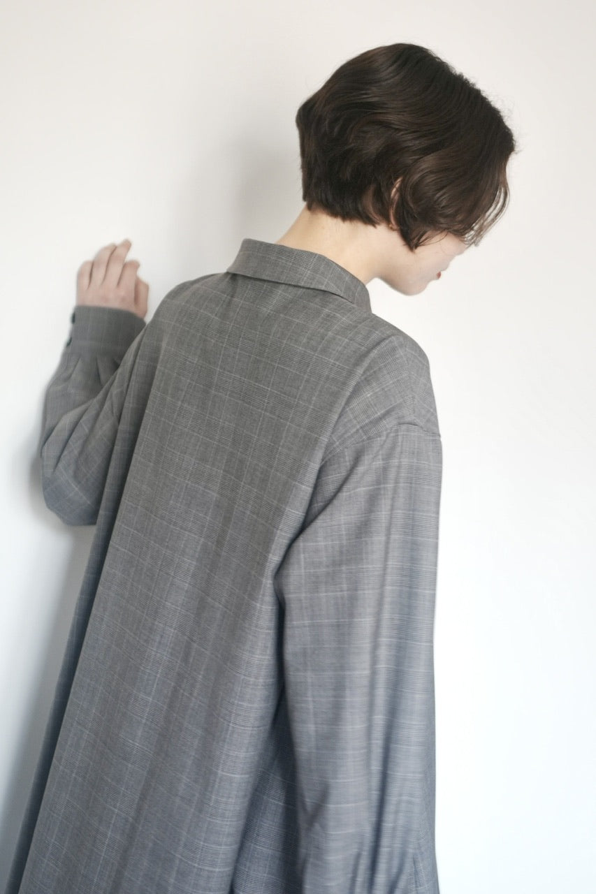 layered shirt tunic dress