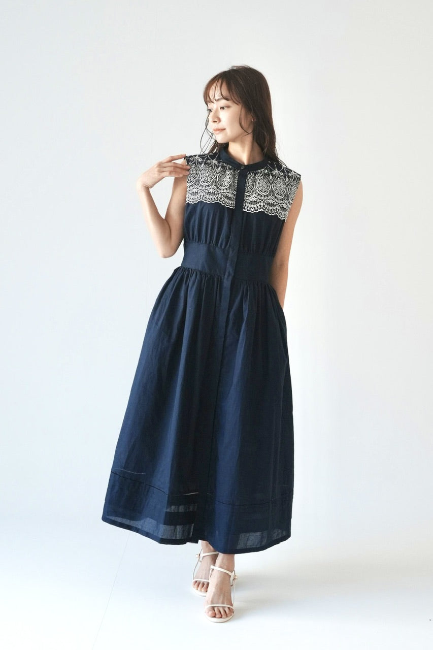 Amélie embroidery dress【予約商品】