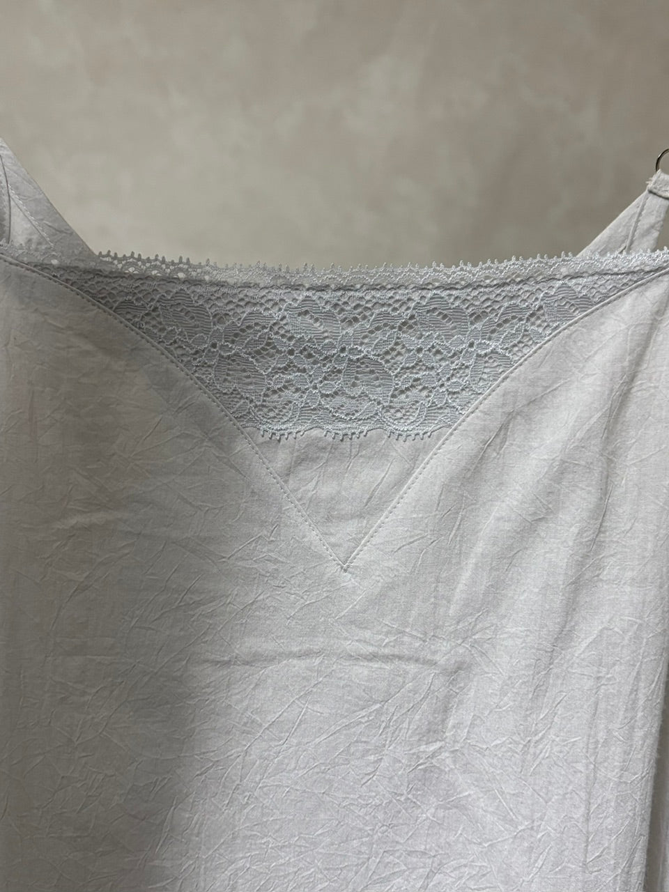 camisole frill dress / ice gray