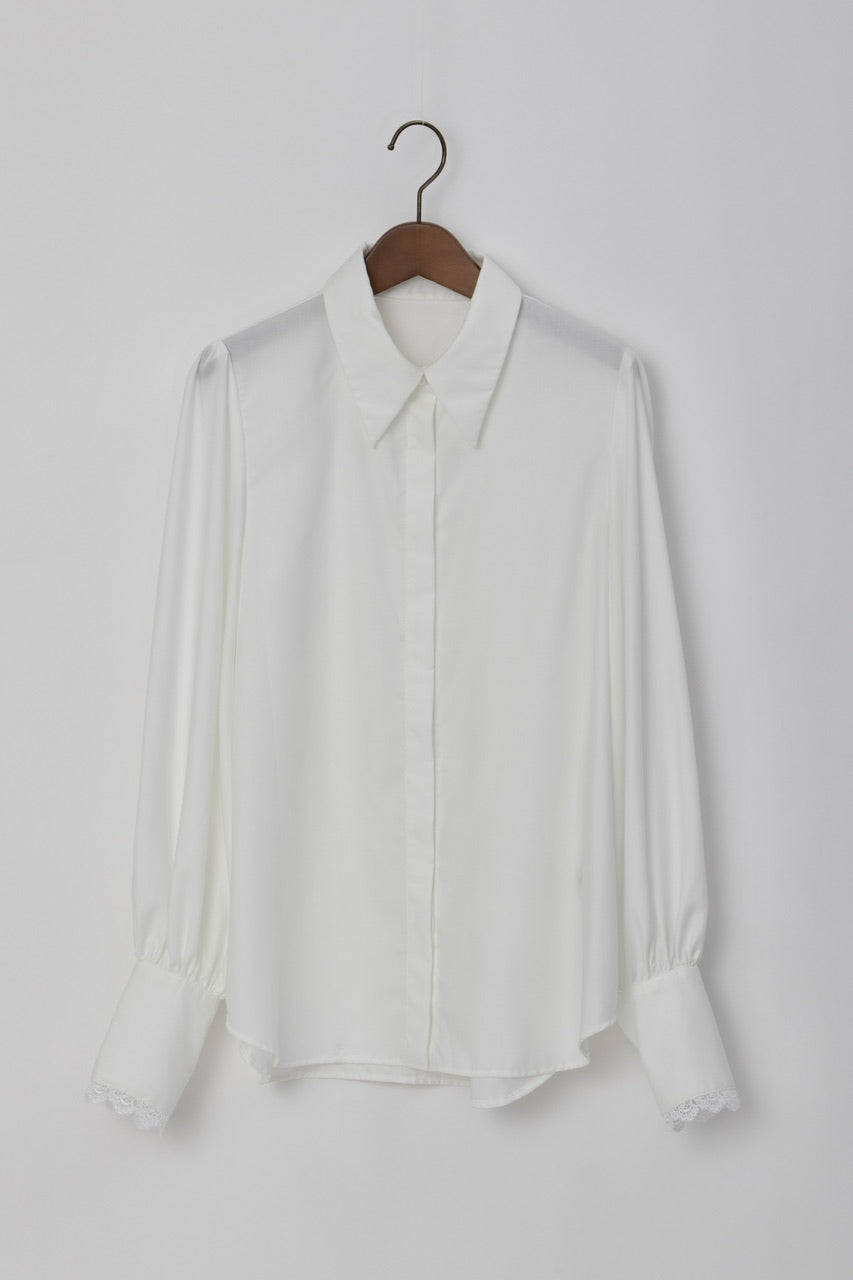 falling collar blouse