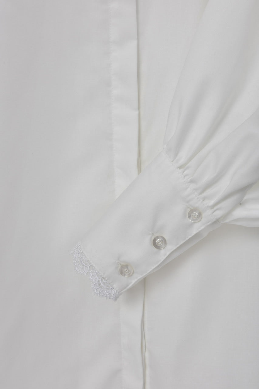 falling collar blouse