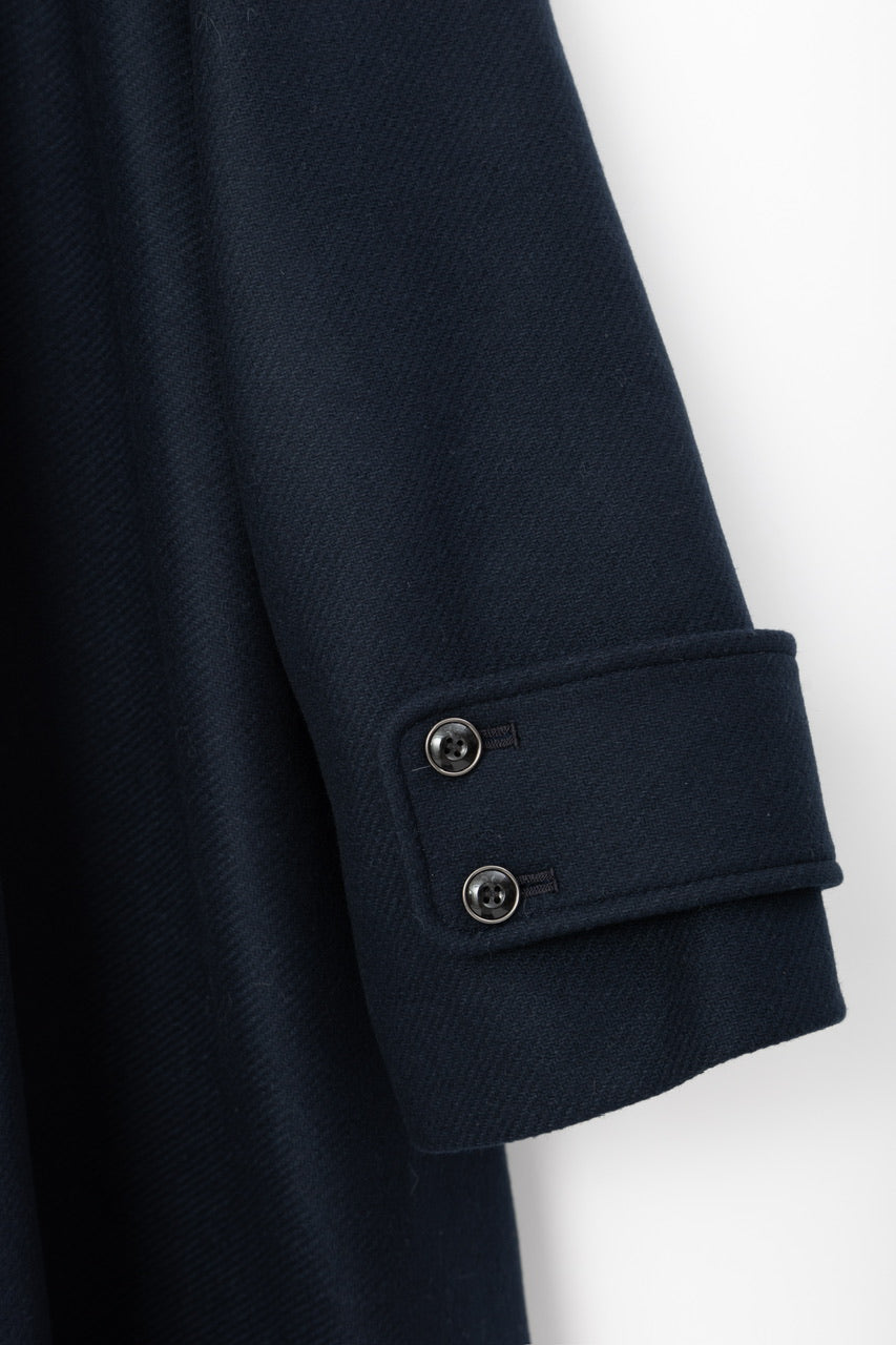 double breasted big collar coat