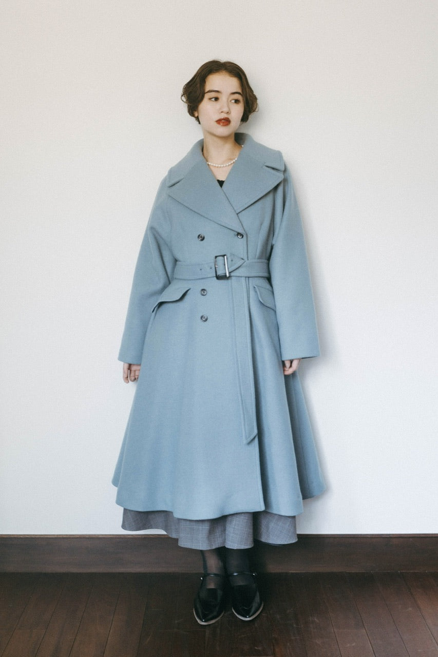 【サンプル】classic flare dress coat