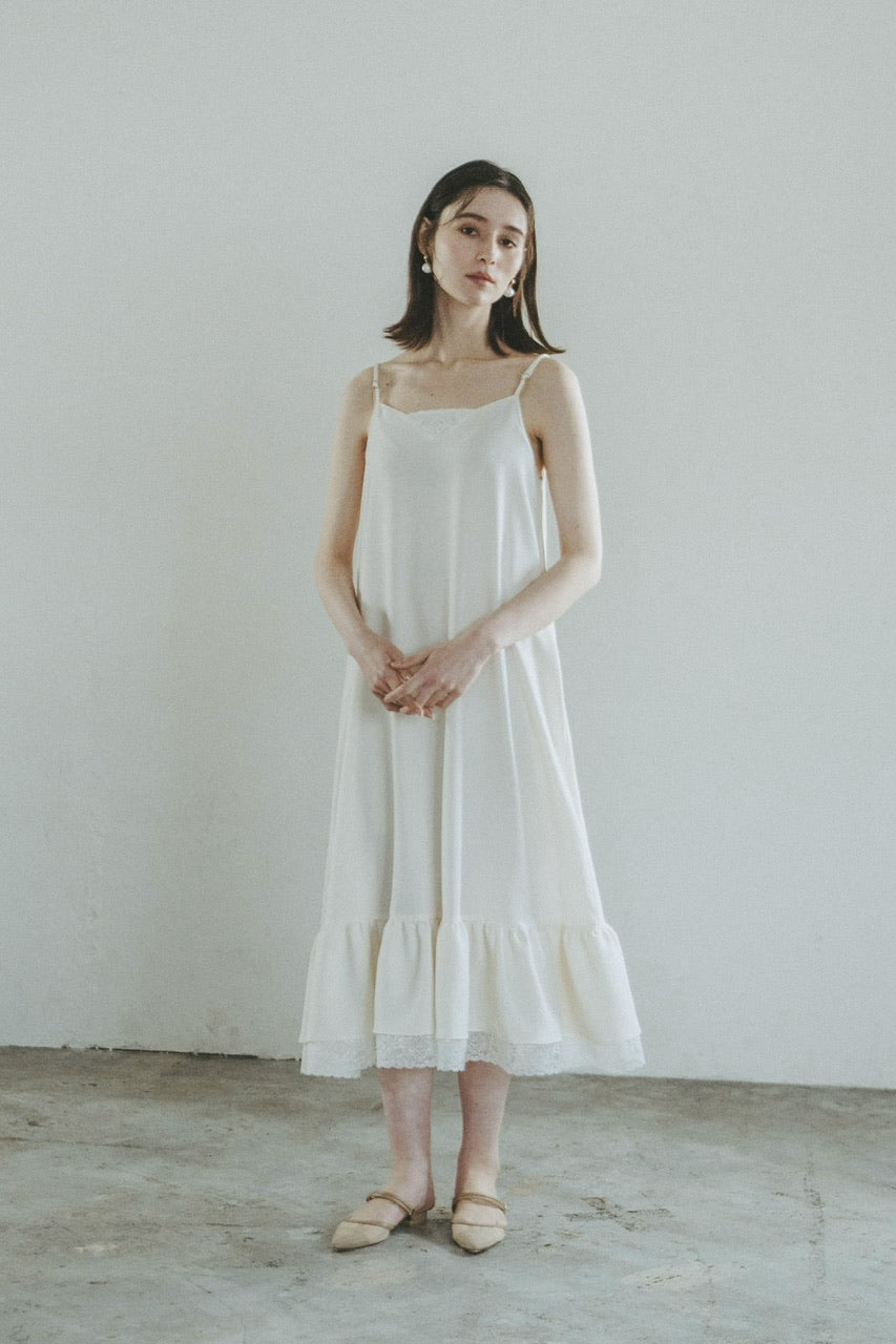 【B品】6th camisole frill dress 01.
