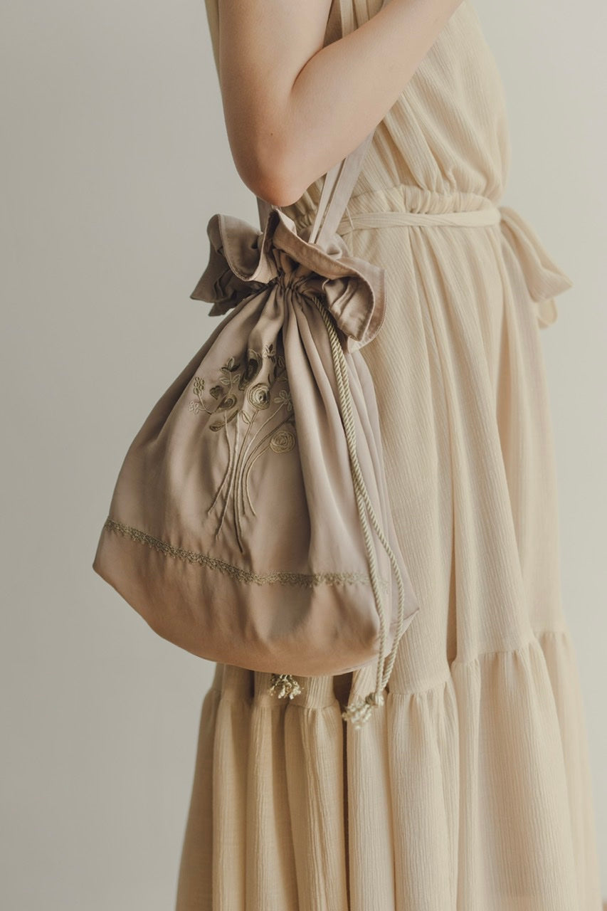 embroidery drawstring bag