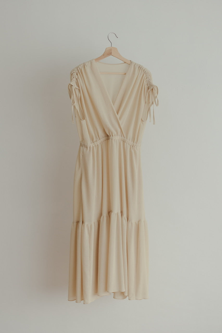 cache coeur gather dress