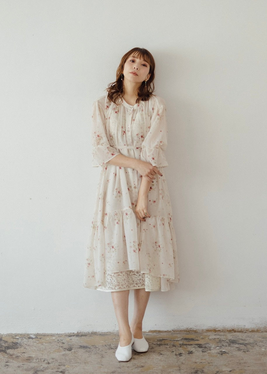 "memories of petals" yoryu flower gather dress