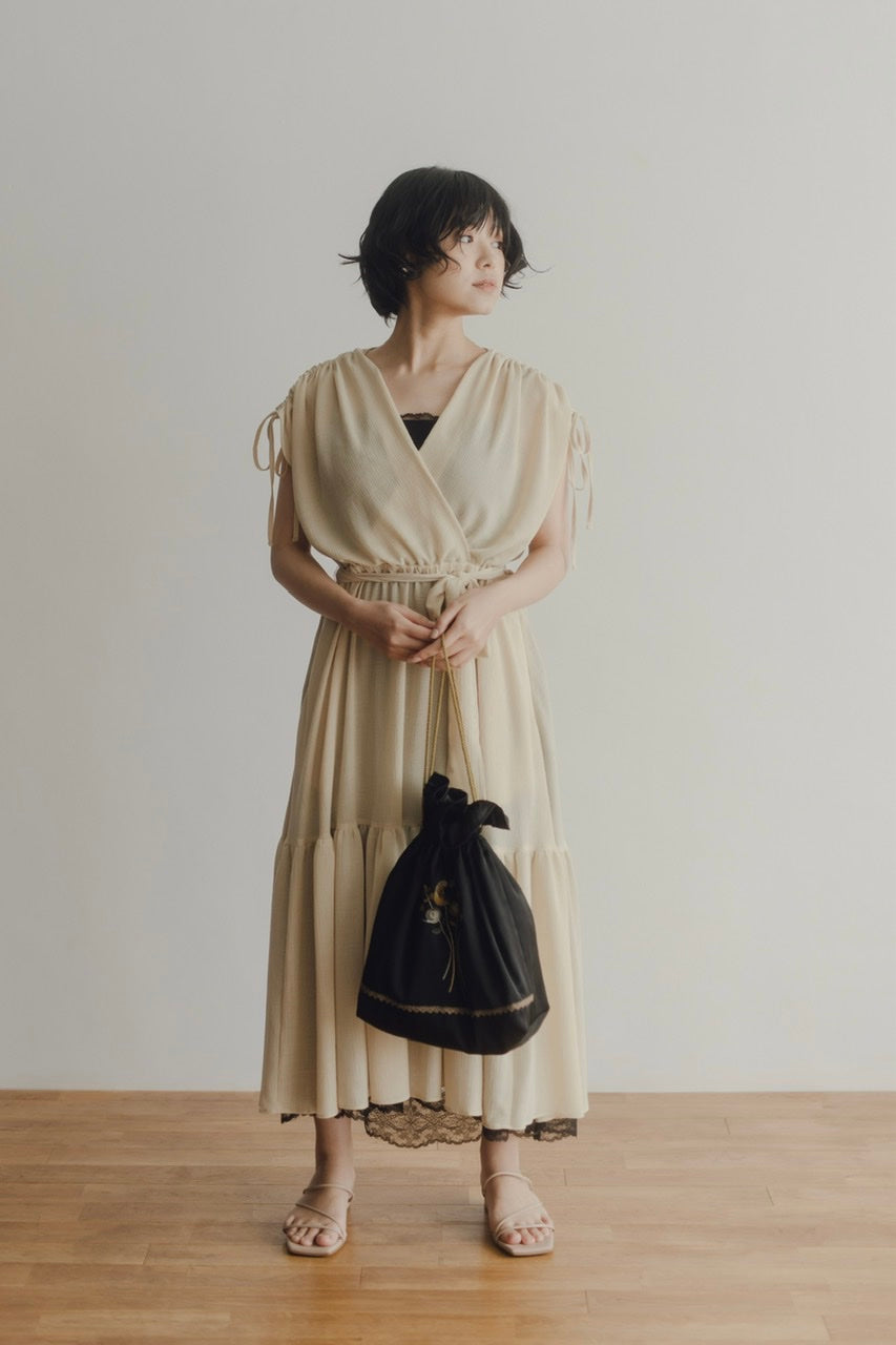 cache coeur gather dress