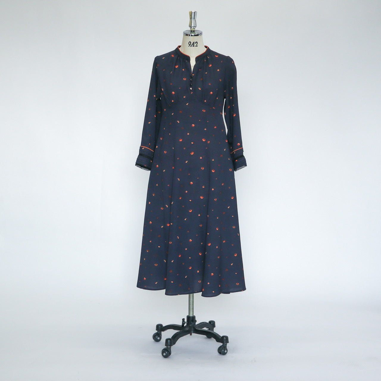"marchen" orange rose dress