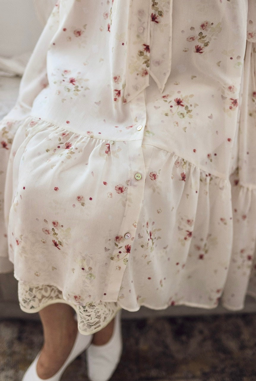 "memories of petals" yoryu flower gather dress
