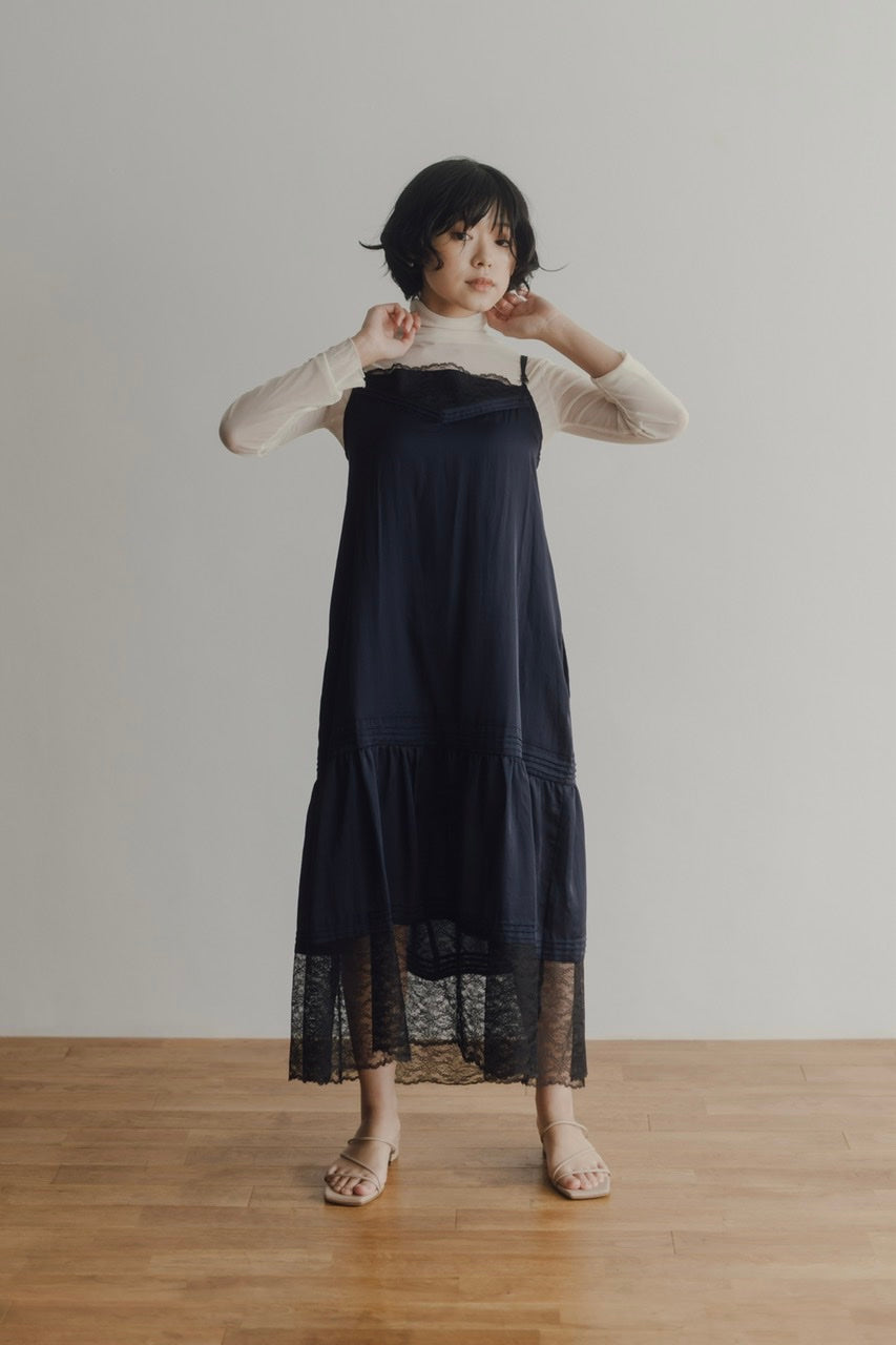 flower lace camisole dress