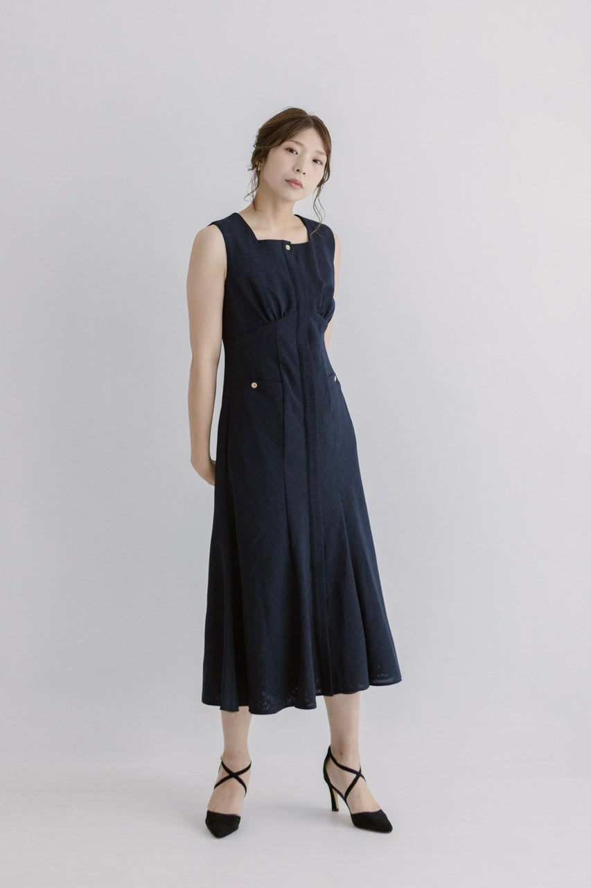 square neck mermaid dress