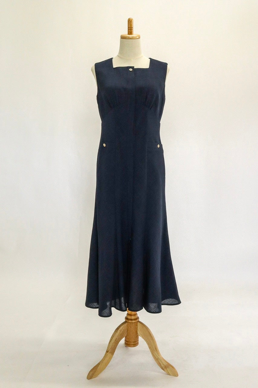 square neck mermaid dress
