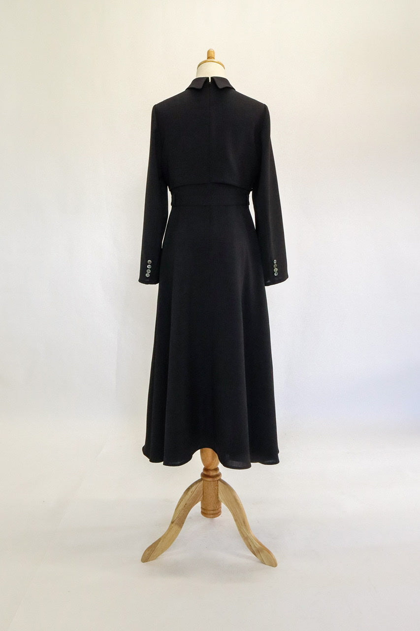 〈Manon〉docking flare dress
