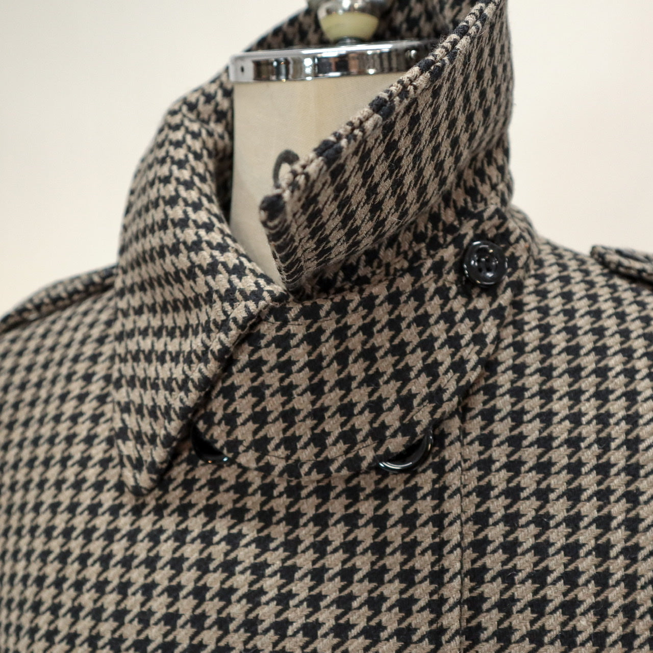 houndstooth cropped jacket