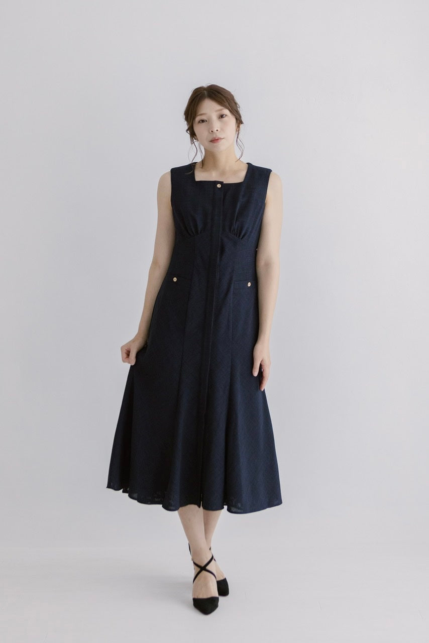 square neck mermaid dress
