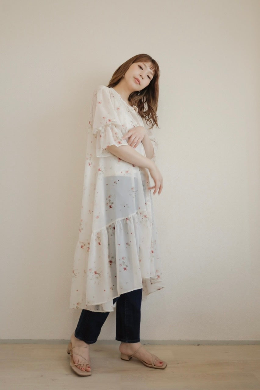 "memories of petals" yoryu flower gather dress