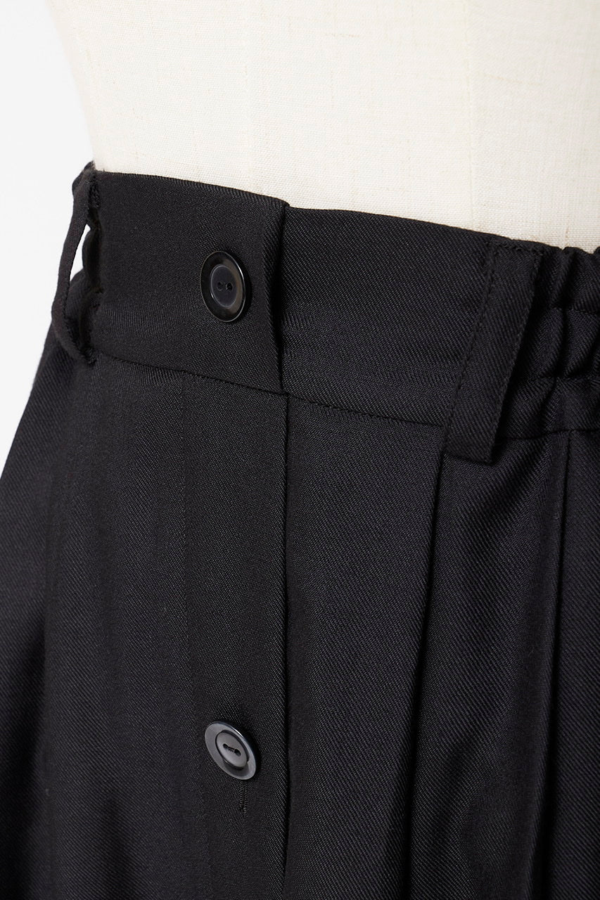 Armelle tuck skirt / black