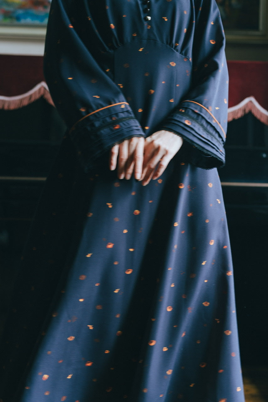 "marchen" orange rose dress
