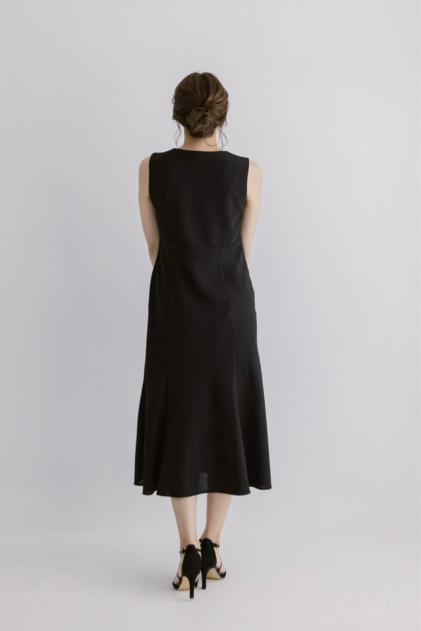 square neck mermaid dress