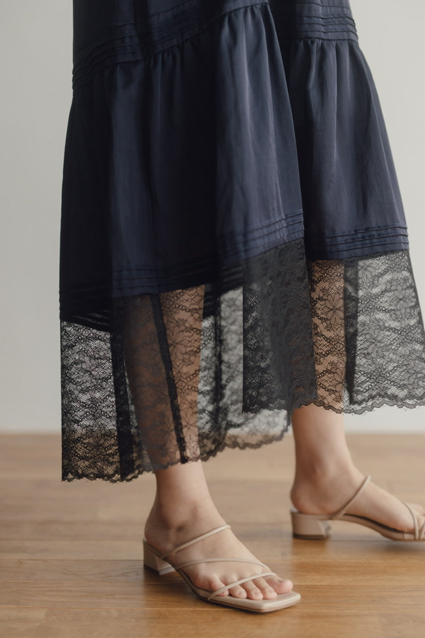 flower lace camisole dress