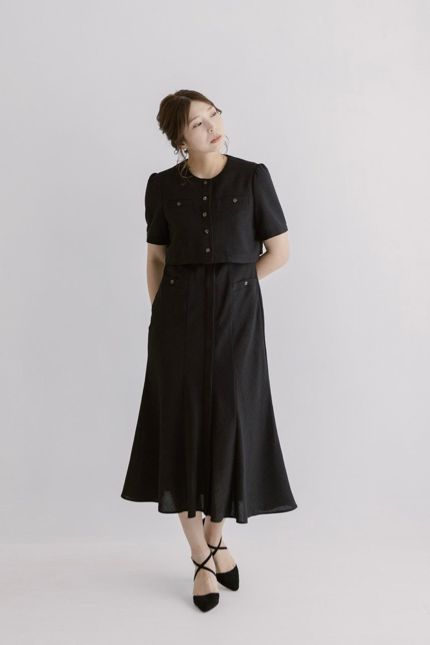 square neck mermaid dress
