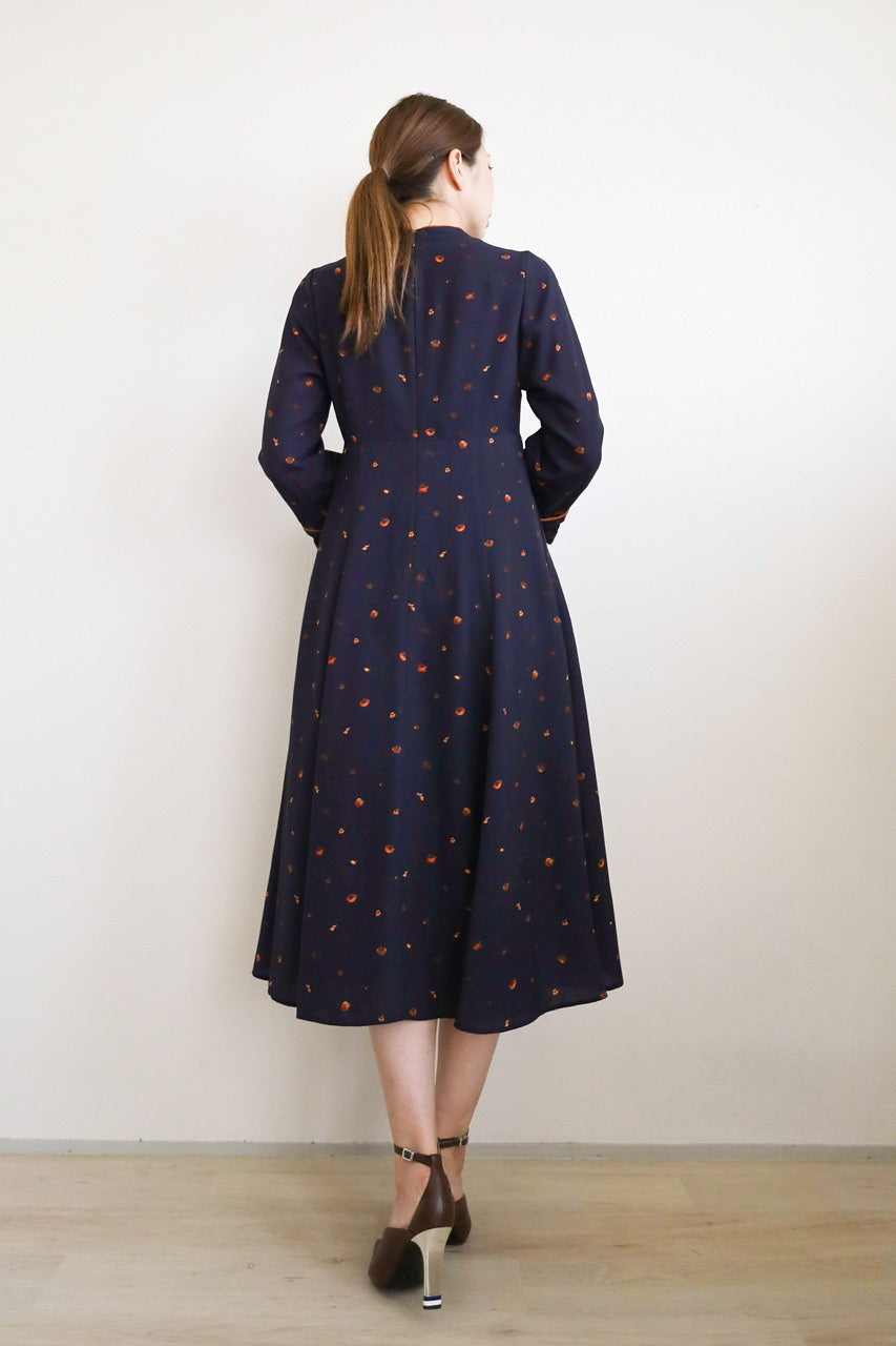 "marchen" orange rose dress