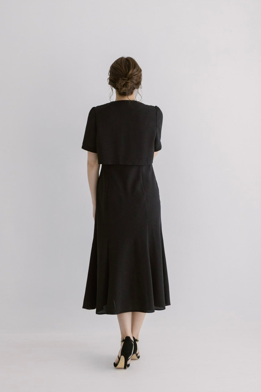 square neck mermaid dress