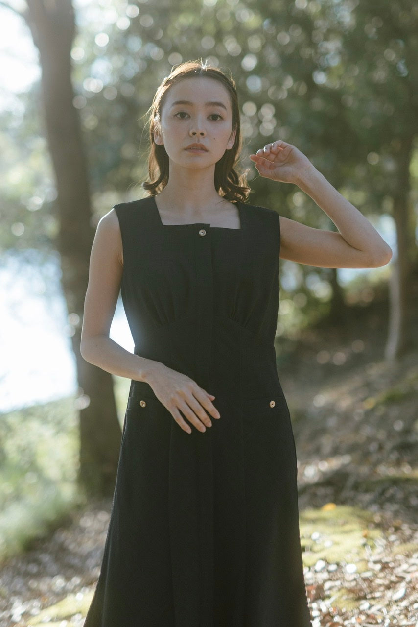 square neck mermaid dress