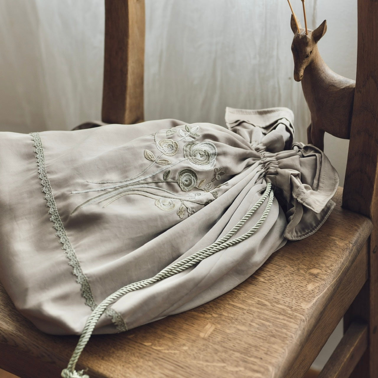 embroidery drawstring bag