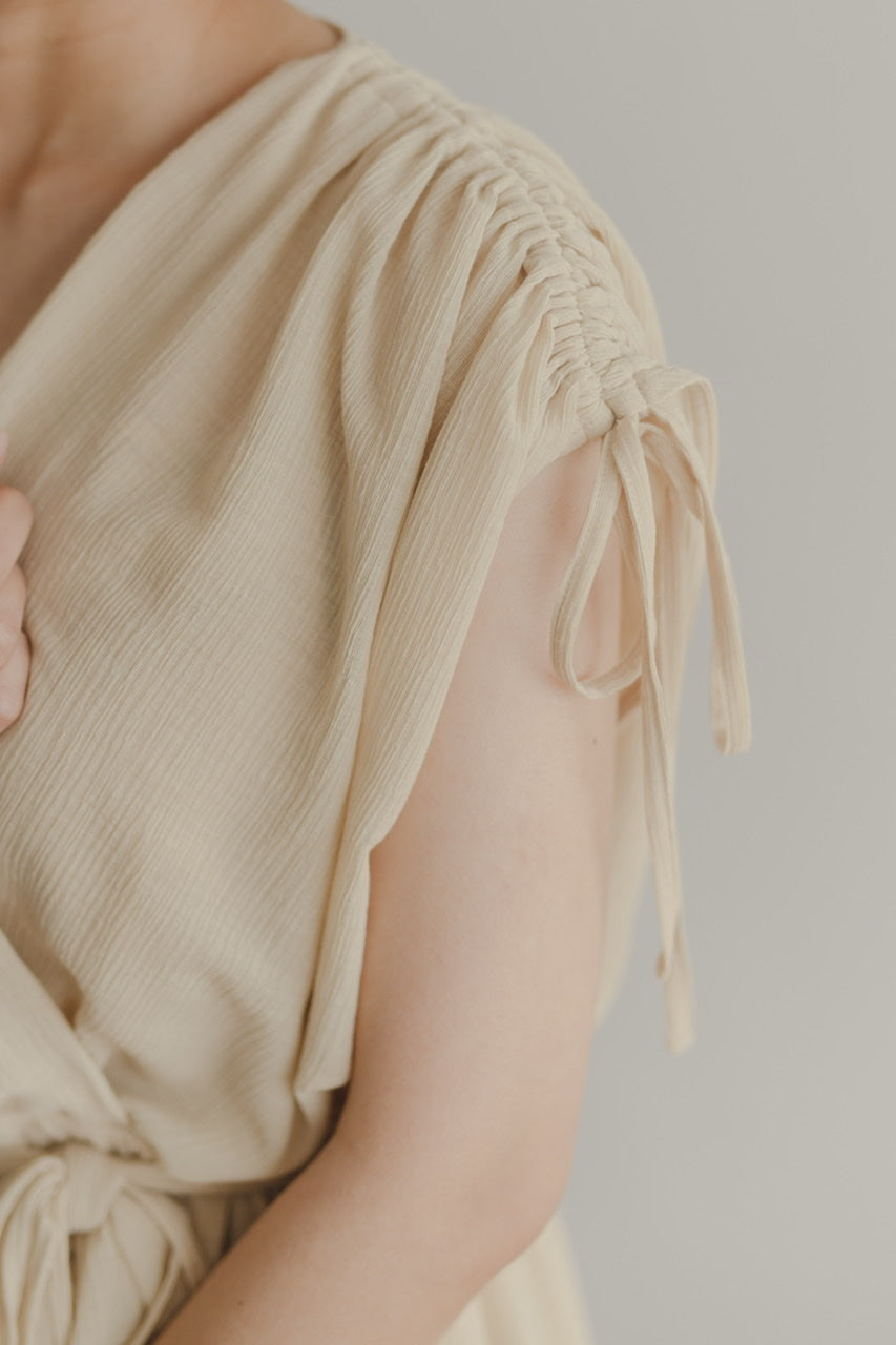 cache coeur gather dress
